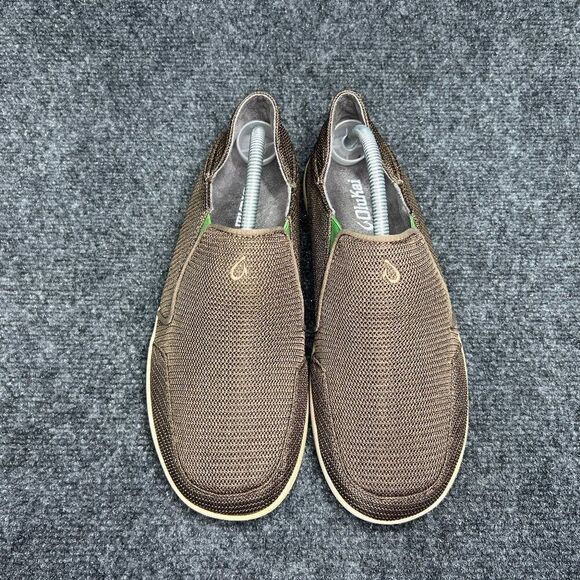 OluKai Nohea Mesh Shoes Men\'s Size 8.5 Brown Slip On Casual Comfort Beach Loafer main image 9